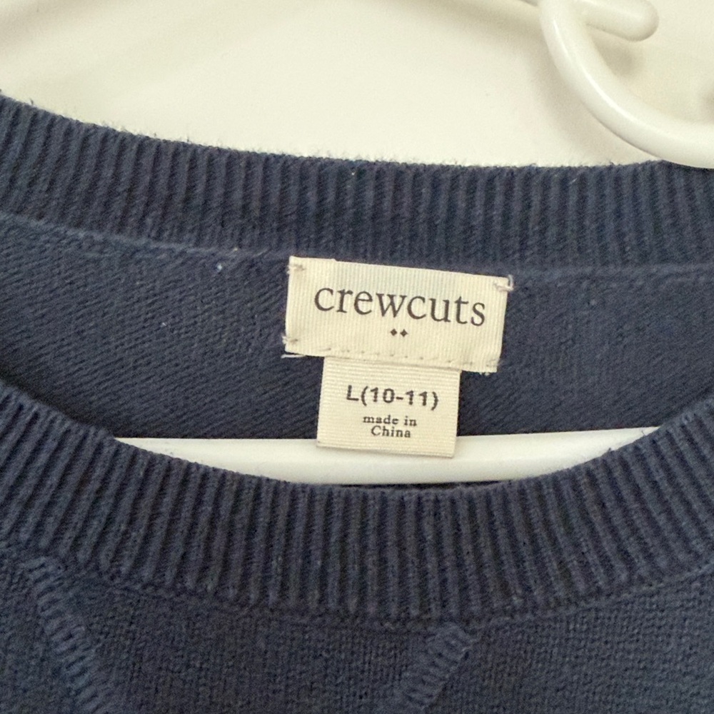 Crewcuts Men's Dark Navy Crewneck Pullover